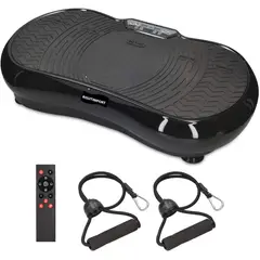 RISUTIMPORT - Plataforma Vibratoria Fitness PROF + Control Remoto Entrada USB Ligas