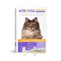 ATREVIA - ANTIPULGAS PARA GATOS TRIO CATS - LARGE X 1 PIPETA