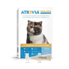 ATREVIA - ANTIPULGAS PARA GATOS TRIO CATS SPOT ON MEDIUM 5 PIP