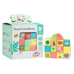 CLASSIC WORLD - Bloques de cubos dulces Sweet Cube Blocks
