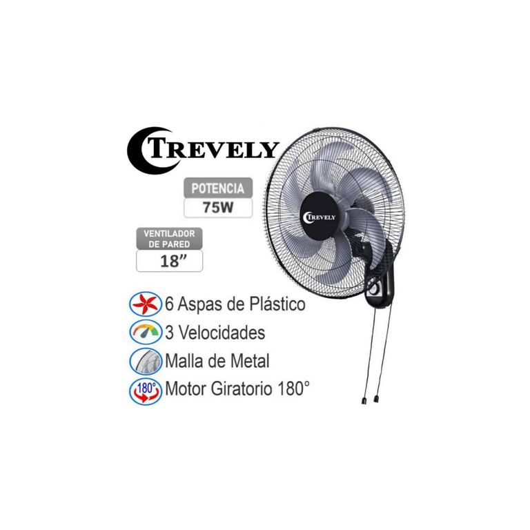 Ventilador de Pared 18¨ Pulgadas VT-182 75W