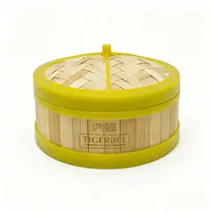 TIGERBEE - Vaporera Bambú con Tapa