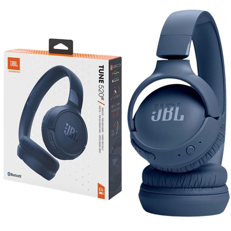 Audífono Tune 520 Bluetooth 57hr. Azul