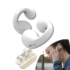 GENERICO - Audífonos Aretes Inalámbricos Color Blanco.