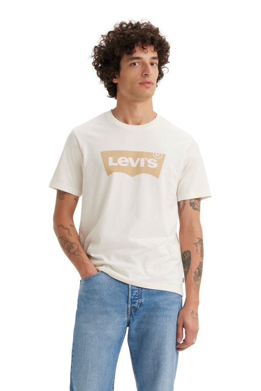 Polo Hombre Graphic Crewneck Tee Blanco