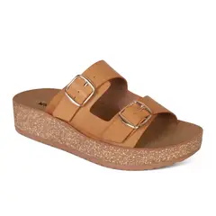STHEF - SANDALIA MUJER CASUAL MARRON 8018