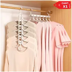 INSPIRA - Perchero colgador organizador de pantalones color Blanco