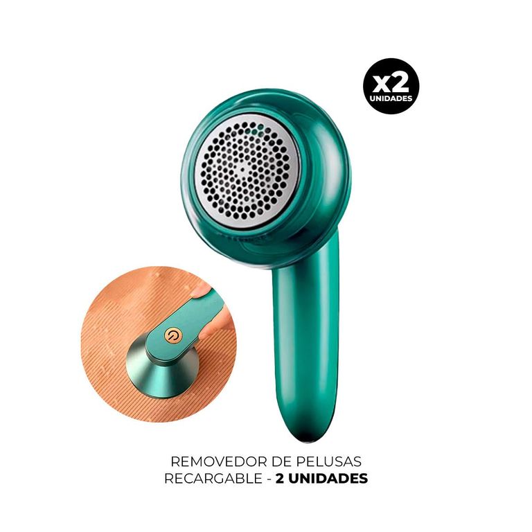 2 REMOVEDOR DE PELUSAS RECARGABLE