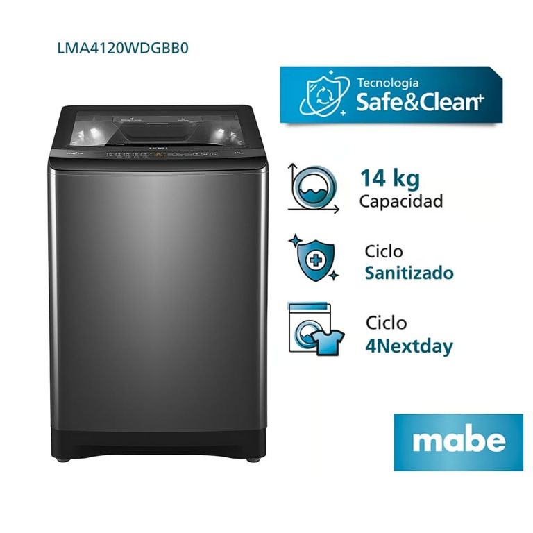 Lavadora Propela 14 Kg LMA4120WDGBB0 Diamond Gray