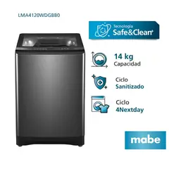 MABE - Lavadora Propela 14 Kg LMA4120WDGBB0 Diamond Gray