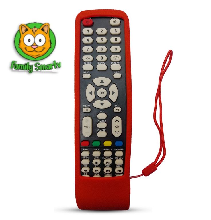 Funda para Control Remoto Orange Para tv Smart Roja