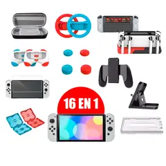 DOBE - Kit De Accesorios 16 En 1 Para Nintendo Switch OLED – TNS-2166