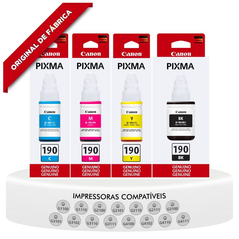 KIT DE 4 TINTAS GI 190