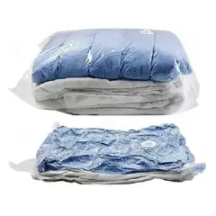 GENERICO - Pack x 3 Bolsas de ropa compresoras al vacío 70 x 100 cm