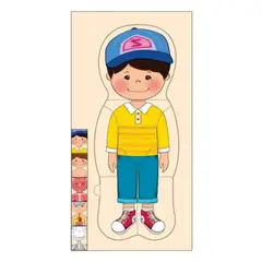 GENERICO - ROMPECABEZAS DE NIÑO 5en1 CUERPO HUMANO