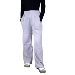 GENERICO - JOGGER PALAZO PANTALON DE FRANELA DAMA