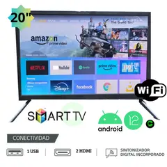 GENERICO - Televisor Yuntel YTV-20SDT Smart Tv Led 20 Wifi Android 12