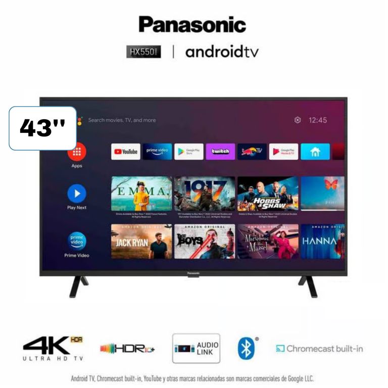 TV 43 - TC-43HX550P 4K UHD Smart