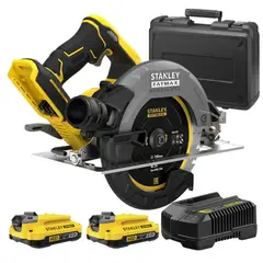 STANLEY - Sierra circular inalambrico 7 1/4" 20V BRUSHLESS 2 Baterias