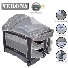 Baby Kits - Cuna Corral Verona Gris