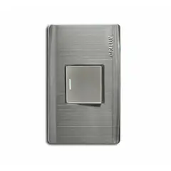 OPALUX - Interruptor Metálico Simple Conmutador con Dado 35cm OP-SP01-3