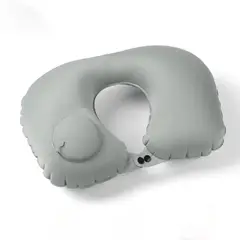 GENERICO - ALMOHADA PARA VIAJE O COLLARIN - INFLABLE CON BOMBA DE AIRE
