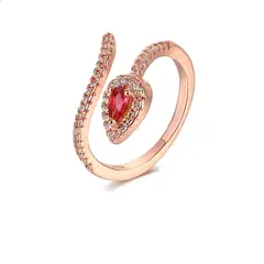LA TIENDA 88 JOYAS Y ACCESORIOS - La Tienda 88 - Anillo Mujer Ajustable Bañado en Oro 18k - Rosa