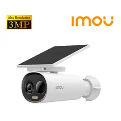 IMOU - Cámara Seguridad Wi-Fi CELL 3C 3MP Noche Color Panel Solar