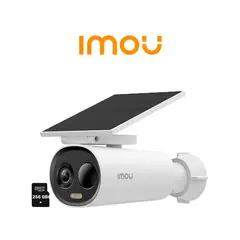 IMOU - Cámara Vigilancia CELL 3C 3MP Visión nocturna Panel Solar+SD256GB
