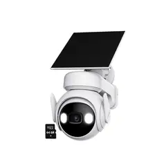 IMOU - Cámara Inalámbrica Cell PT 3MP Panel Solar bateria + SD 64GB