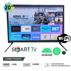 GENERICO - Televisor Yuntel YTV-20SDT Smart Tv Led 20 Wifi Android 12