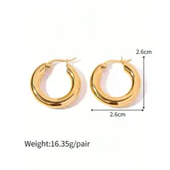 GENERICO - ARETES EN FORMA CIRCULAR MEDIANOS