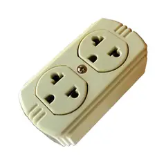 WESTOR - Tomacorriente Doble Universal 2 Polos+Tierra WT-U08-2