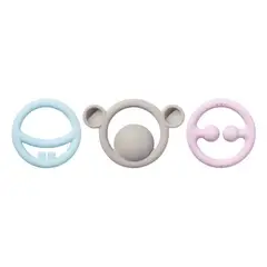 MOLUK - Juguete flexible Nigi Nagi Nogi Set x 3 - Colores Pastel