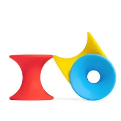 MOLUK - Juguete flexible Tulu Set x 3 - Colores Primarios