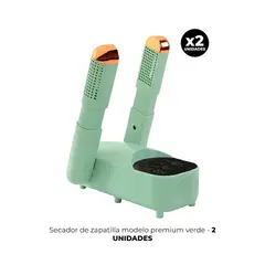 IMPORTADO MC - 2 SECADOR DE ZAPATILLAS MODELO PREMIUM VERDE