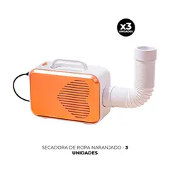 IMPORTADO MC - 3 SECADORA DE ROPA NARANJA