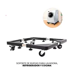 IMPORTADO MC - SOPORTE DE RUEDAS PARA LAVADORA REFRIGERADOR Y COCINA