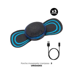 IMPORTADO MC - 3 PARCHE MASAJEADOR MARIPOSA