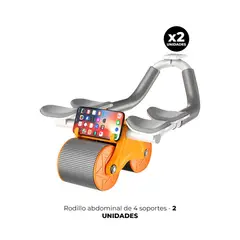 IMPORTADO MC - 2 RODILLO ABDOMINAL DE 4 SOPORTES