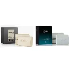 NATURA - 2 cajas de Jabones homem en barra (6 jabones en total)