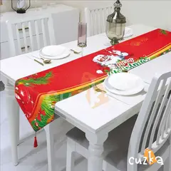 CASATEX - Camino de Mesa Navideño 33x180 cm PAPA NOEL1