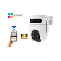 EZVIZ - H9c Dual 2k Camara De Seguridad Wifi Doble Lente 3mp