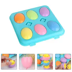 GENERICO - Juego Didáctico Encaje Huevos De Pascua x 6Pzs