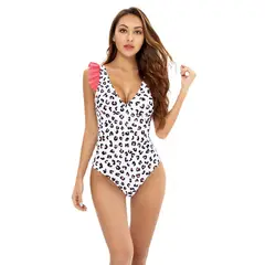 IMPORTADO MC - TRAJE DE BAÑO ENTERIZO PRINT BLANCO