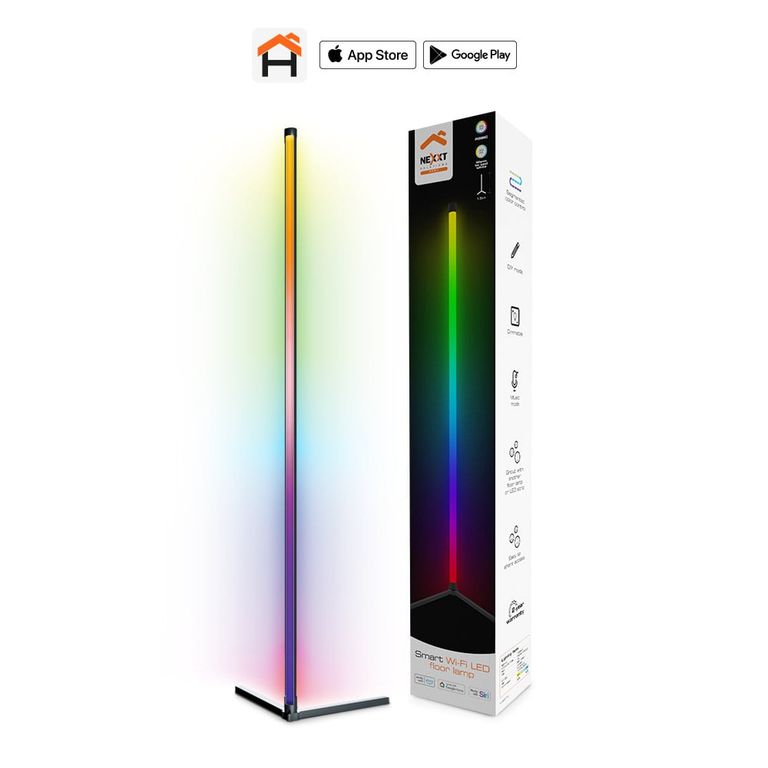 Lámpara LED inteligente de piso con conexión Wi-Fi Nhb-s710