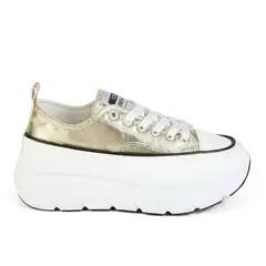 STHEF - ZAPATILLA MUJER CASUAL DORADO 8033