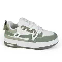 STHEF - ZAPATILLA MUJER CASUAL GRIS 7984