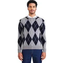 DOCKERS - Chompa Hombre Crafted Crewneck Regular Fit Gris