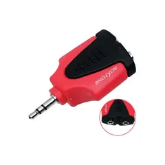 ROXTONE - Adaptador 2 Jack Stereo 3.5mm a 1 Plug Stereo 3.5mm RPAN360